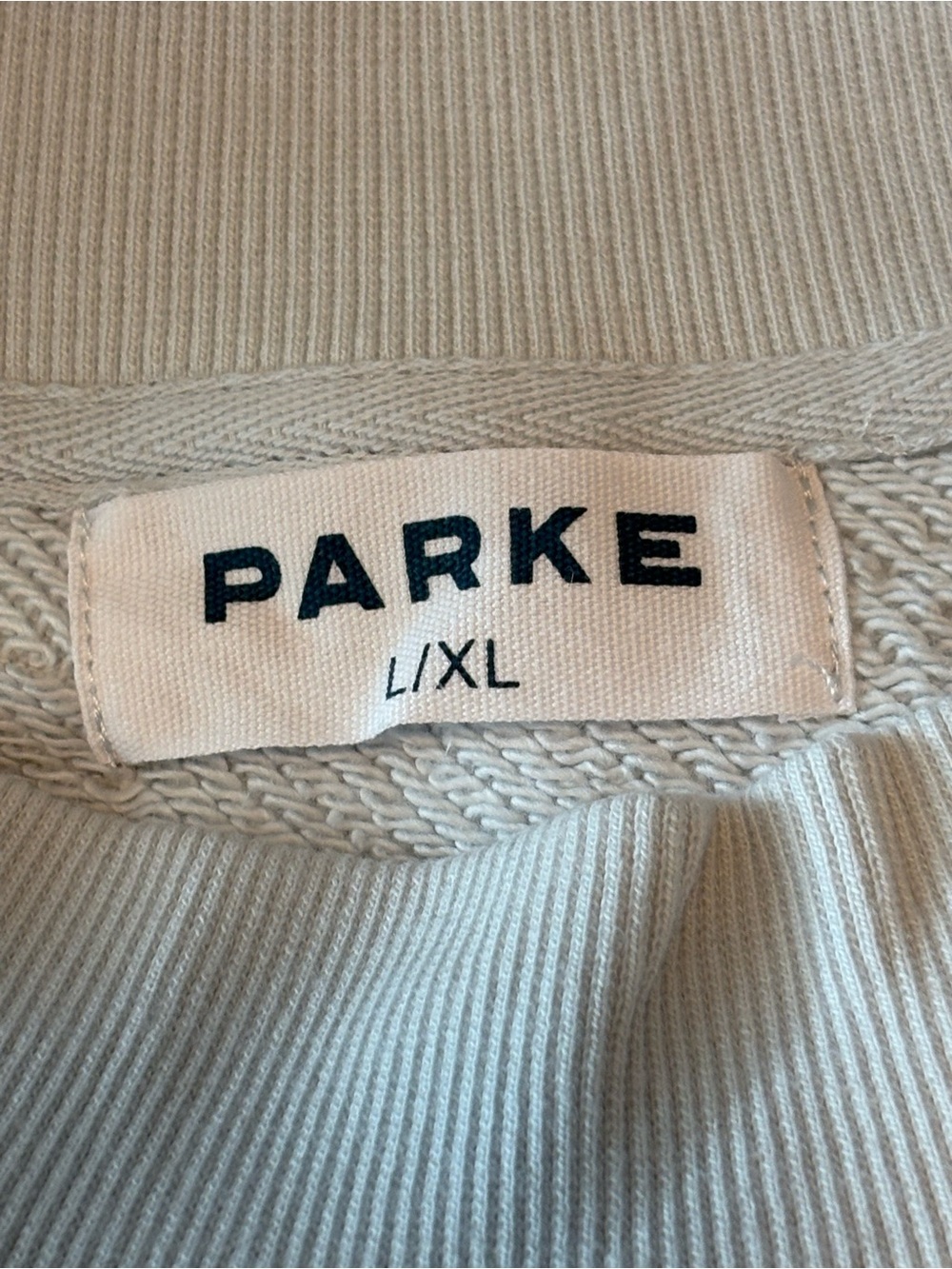 PARKE Heritage Varsity Mockneck Blueberry Lemonade L/XL New Birthday Drop - Picture 3 of 6